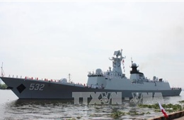 Biên đội tàu Hải quân Trung Quốc thăm Cảng quốc tế TP Hồ Chí Minh 